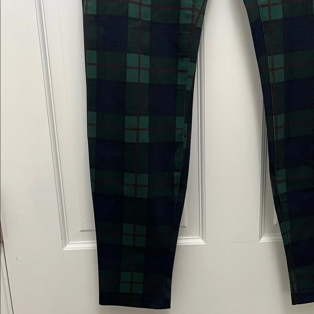 Sanctuary x Anthropologie Green Plaid Leggings - Size Medium